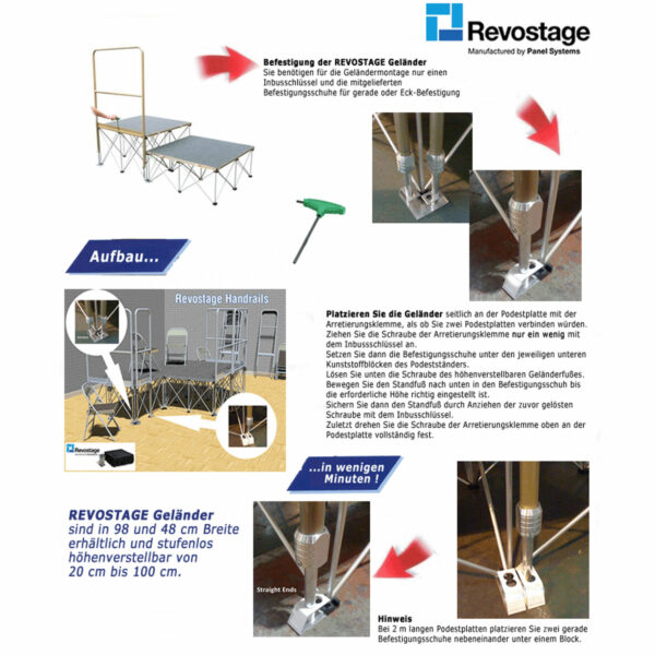 Revostage Bühnengeländer – Bild 4