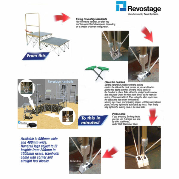 Revostage Bühnengeländer – Bild 5