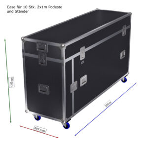 Transportcase für Bühnen