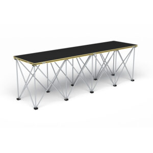 Alternative view of Revostage komplette Chorbühne, 4 m Breite, mit 3 Rängen, 23, 43, 63 cm Höhe, 200 x 52 cm Bühnenelemente